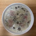 かおり♡♡♡'s cooksnap of when they made 鍋ひとつ♡きのことベーコンの豆乳スープ.