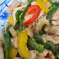 yhayas's cooksnap of when they made 鶏肉とピーマンのにんにく醤油炒め.