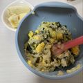 真観子さん's cooksnap of when they made 【離乳食 後期】レンジでふわふわ炒り卵.