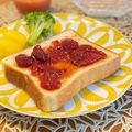 ちゃぴ♥'s cooksnap of when they made ♫ オリーブオイルジャムトースト ♫.
