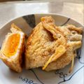 yuki♡70's cooksnap of when they made 簡単お弁当にも♪油揚げに卵ポン♪の甘辛焼.