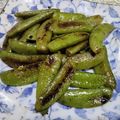クック6DDPP8☆'s cooksnap of when they made ポリポリうまぁ～！　焼きスナップエンドウ.