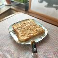 キンプリ's cooksnap of when they made きな粉とピーナッツクリームのトースト♪.