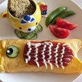 ともみろ's cooksnap of when they made こどもの日に！こいのぼりオムライス.