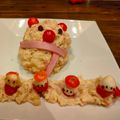 Sun Flover's cooksnap of when they made クリスマスにぴったり♡ミニトマトサンタ♡.