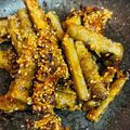 さんちゃん（╹◡╹）'s cooksnap of when they made おつまみにおかずに！揚げごぼうの甘辛だれ.