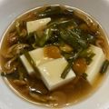 えだま21's cooksnap of when they made なめことニラの餡かけ豆腐。餡かけ奴。.