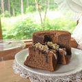 ⁂山暮らしわんこ⁂'s cooksnap of when they made しっとり♪生チョコシフォンケーキ♡.