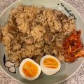 ふわり23's cooksnap of when they made 鶏ごぼうの炊き込みご飯.