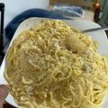 Yusuke Horiuchi's cooksnap of when they made 生クリームなし！濃厚カルボナーラ.