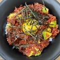 ミシェちゃん's cooksnap of when they made 超簡単！まぐろたたき＆アボカドのユッケ丼.