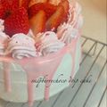 Kaori0720's cooksnap of when they made ピンクのグラサージュ♡ドリップケーキに♡.