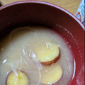 みなと509's cooksnap of when they made 味噌汁　ごろごろさつま芋と玉ねぎ.