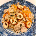 悠LOVE航's cooksnap of when they made 豚とちくわの大葉炒め.