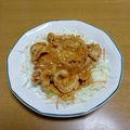 55才のおじさん's cooksnap of when they made ワンパン10分！薄切り肉でポークチャップ.