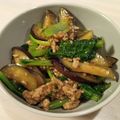 たけさん♪'s cooksnap of when they made 小松菜とナスのひき肉あんかけ.