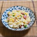コムギ大好き's cooksnap of when they made ミョウガと天かす入り和風チャーハン.