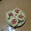 ラリー＆サラ's cooksnap of when they made ゆで卵にカニカマとチーズ.