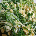 ねこＭＯＭＯ's cooksnap of when they made 水菜の大量消費に！水菜と卵の中華風炒め.