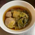 のえもゆ's cooksnap of when they made 白菜と鶏ひき肉団子の煮物♩.