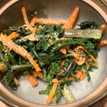 ミルクボール's cooksnap of when they made 春菊と人参のさっぱり胡麻和え.