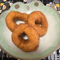 Meg☆0725's cooksnap of when they made 簡単！卵なし小麦粉からふんわり♡ドーナツ.