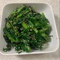 クック81NK9U☆'s cooksnap of when they made 春菊と塩昆布のナムル.