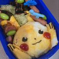 ひっぴ○'s cooksnap of when they made キャラ弁☆ピカチュウのオムライス弁当.