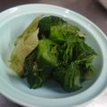 恋芽♪'s cooksnap of when they made 【青い外葉】レタスのお浸し【大量消費】.