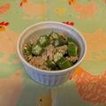龍青空ママ's cooksnap of when they made ☺ レンジで簡単！ 無限オクラ ☺.