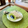 キンプリ's cooksnap of when they made はんぺんをわさび醤油で頂く.