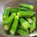 Chimy08's cooksnap of when they made 常備菜12☆オクラの白だし漬け♪お弁当に.