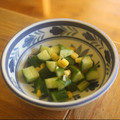 みるく茶's cooksnap of when they made 簡単♪きゅうりとコーンの和風コールスロー.