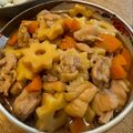 mamihana13's cooksnap of when they made ちくわぶと鳥肉の煮物.