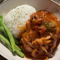 まろろろ〜's cooksnap of when they made ☆トマト煮込みハンバーグ☆.