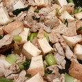 Ｍぱん's cooksnap of when they made 厚揚げと豚たまのスタミナ炒め.