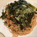 ゆるべジharu's cooksnap of when they made 梅味でさっぱり♪納豆おろしパスタ.