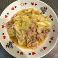 my7033's cooksnap of when they made ☆豚バラとキャベツのさっと煮☆.
