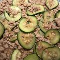 うが11's cooksnap of when they made 豚ひき肉とズッキーニの炒め物.