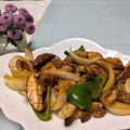 mielle's cooksnap of when they made 玉ねぎと豚肉の中華炒め.
