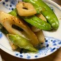 momナナ's cooksnap of when they made ✿絹さやと竹輪の中華風炒め✿.