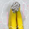 しーくれっと・らいふ's cooksnap of when they made バナナの茎にアルミを巻くだけ‼️.
