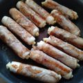 えりきゃんでぃ's cooksnap of when they made チーズちくわの肉巻き.