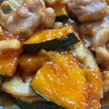 ちい41128's cooksnap of when they made ✿かぼちゃと蓮根の鶏から甘辛炒め✿.