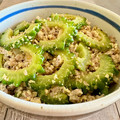 ばぢこ's cooksnap of when they made ゴーヤとひき肉の卵炒め.
