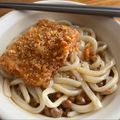一条碧's cooksnap of when they made ［⭐︎冷温美味⭐︎］納豆卵かけうどん.