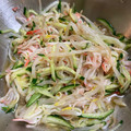 うっしー☆ハナコ's cooksnap of when they made もやしときゅうりとカニカマの中華サラダ.