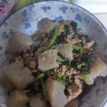 ｍａｋｉ0124's cooksnap of when they made こんにゃくと挽肉の甘辛炒め.