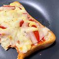 あやはな＊'s cooksnap of when they made お手軽ピザトースト.