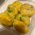 abebeさん's cooksnap of when they made 焼くからヘルシー☆枝豆コーンポテト♪.